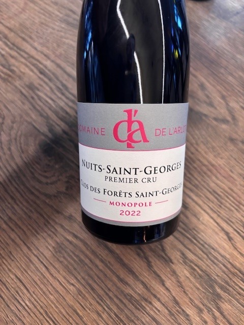 NUITS SAINT GEORGES 1ER CRU CLOS DES FORETS SAINT GEORGES ROUGE MONOPOLE 2022